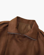 Vintage Suede Drape Jacket, women's drape jacket – view 9