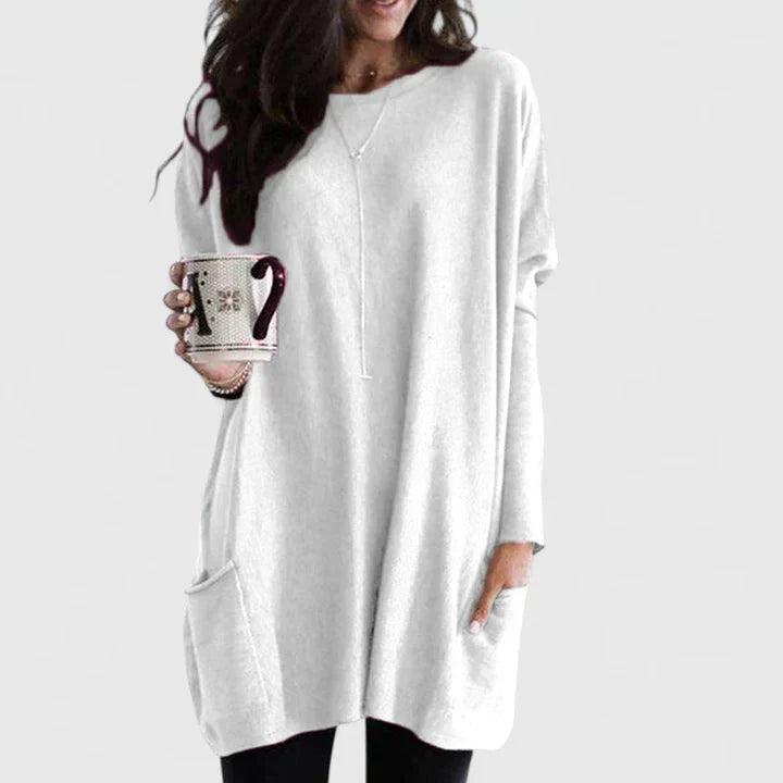 Karla Long-Sleeve Tunic Dress