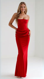 Maria Column Maxi Wedding Guest Dress