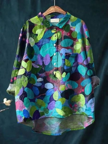 Monette | Floral Blouse, women's blouse – view 5