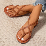 Julia Spring Woven Flat Sandals
