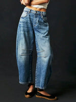 Gabriela Printed Wide-Leg Jeans