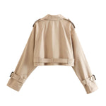 Karla Belted Short Trench Coat