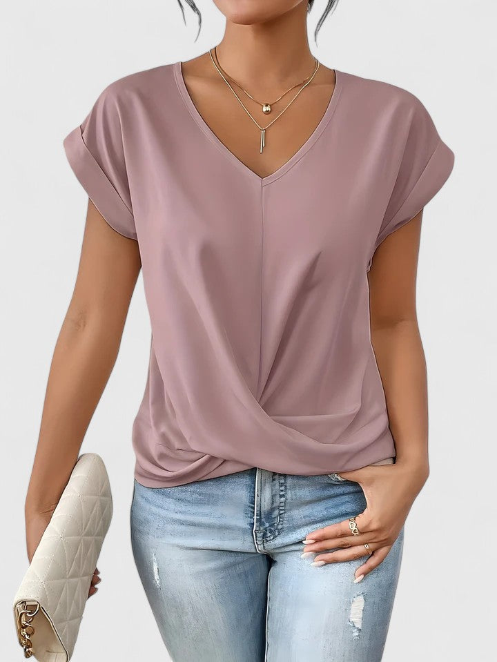 Mahrianne | V-Neck Casual Top, women's top – view 1