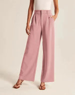 Barbara Wide-Leg High-Waist Trousers