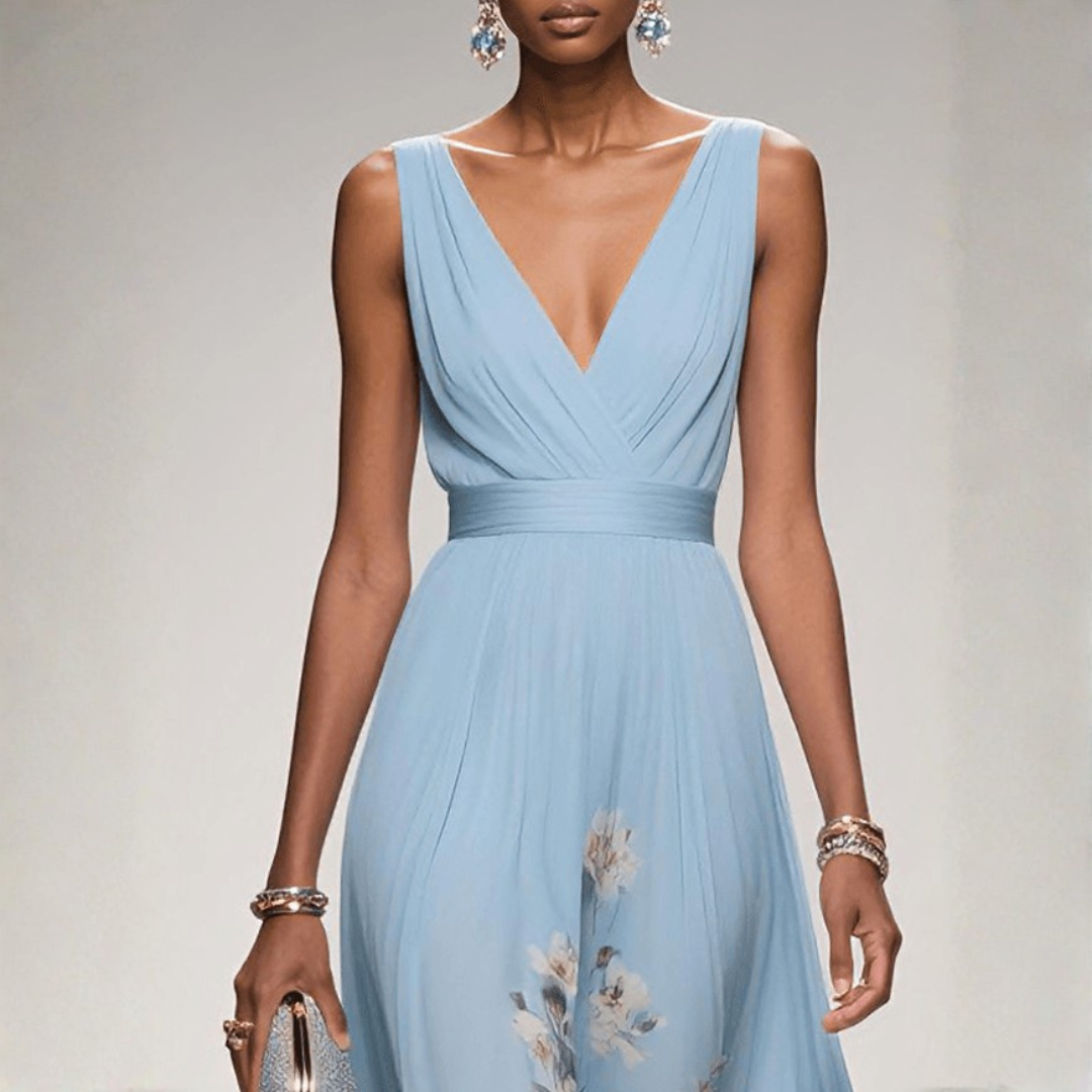 Britta Floral Maxi Dress for Wedding Guests
