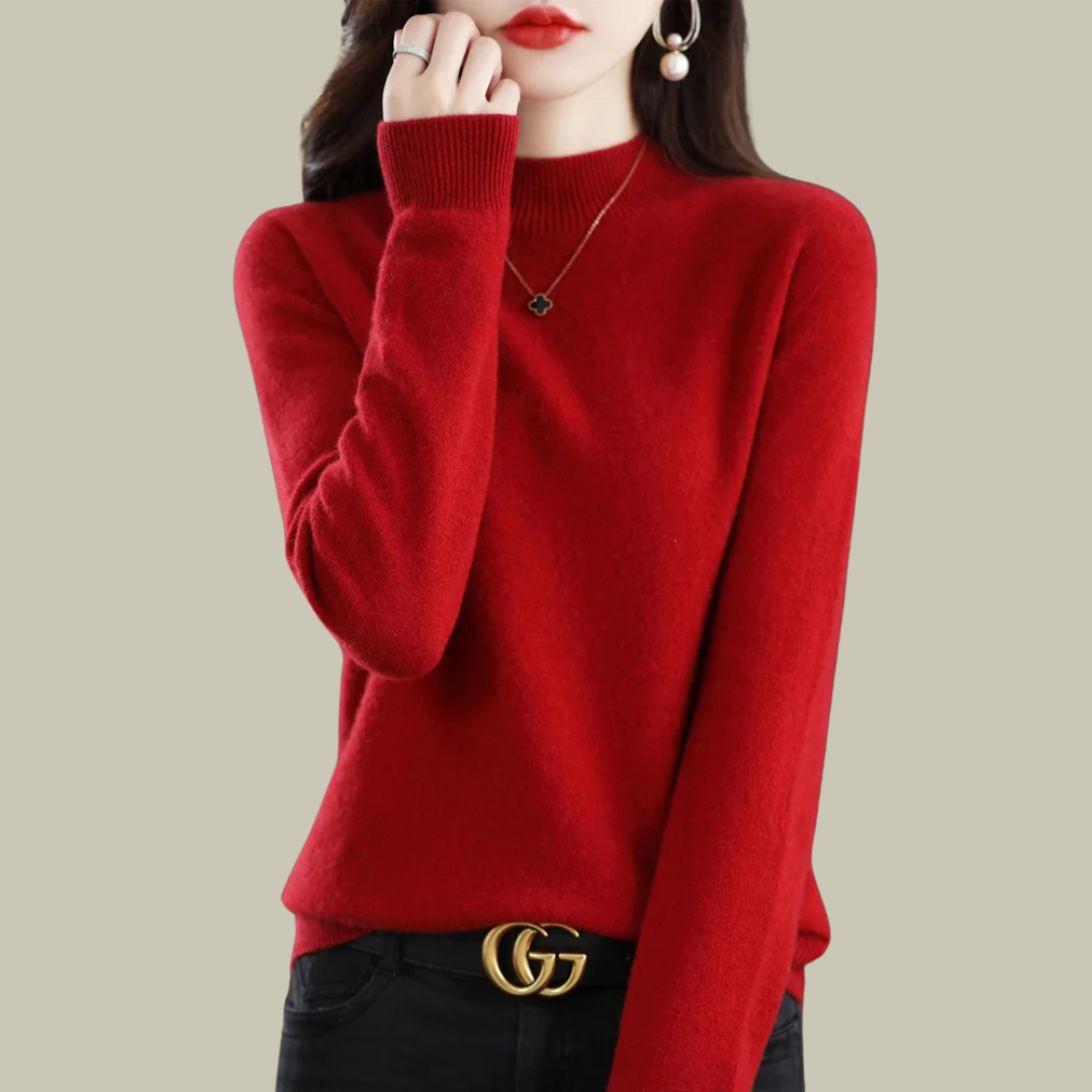 Monika Merino Wool Turtleneck Sweater