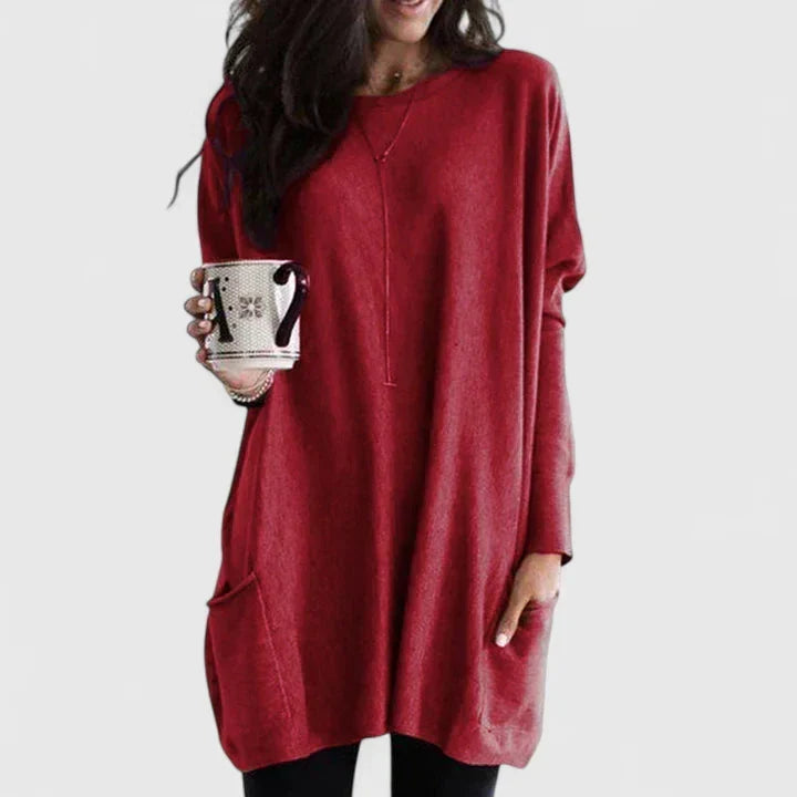 Karla Long-Sleeve Tunic Dress