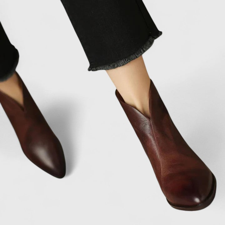 Nicole Block Heel Ankle Boots