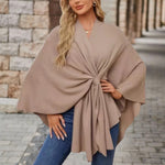 Veronika Cape-Style Top with Front Knot
