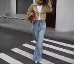 Karin Short Double-Breasted Trench Coat