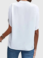 Beatrix | Soft And Elegant V-Neck Shirt, women's shirt – view 8