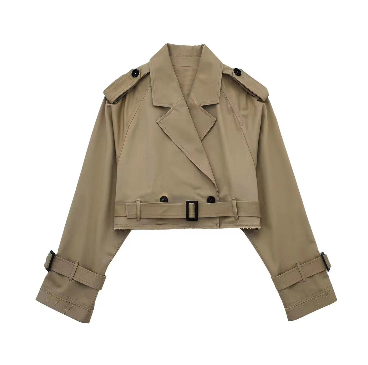 Karla Belted Short Trench Coat