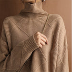Natalie Cozy Cable Knit Turtleneck Sweater