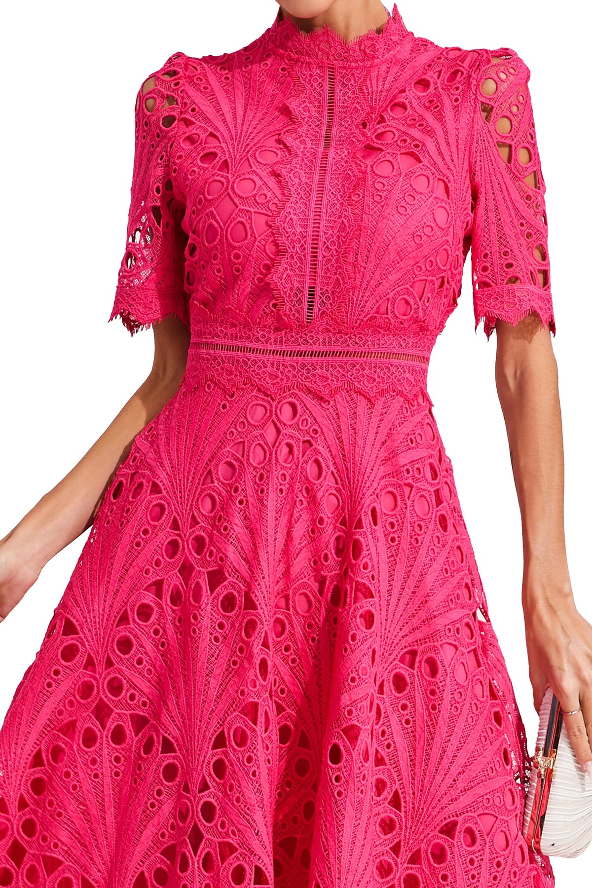 Jasmin Chic Lace Midi Dress