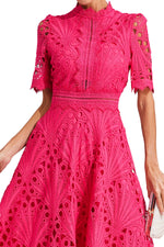 Jasmin Chic Lace Midi Dress
