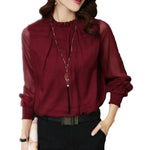 Felicia Elegant Ruffled Long-Sleeve Blouse