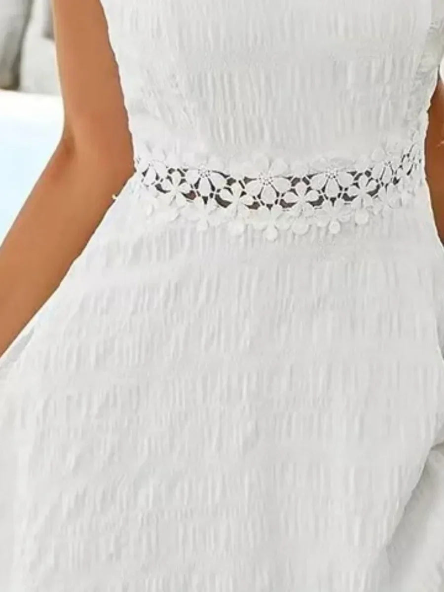 Marie Floral Lace A-Line Cocktail Dress