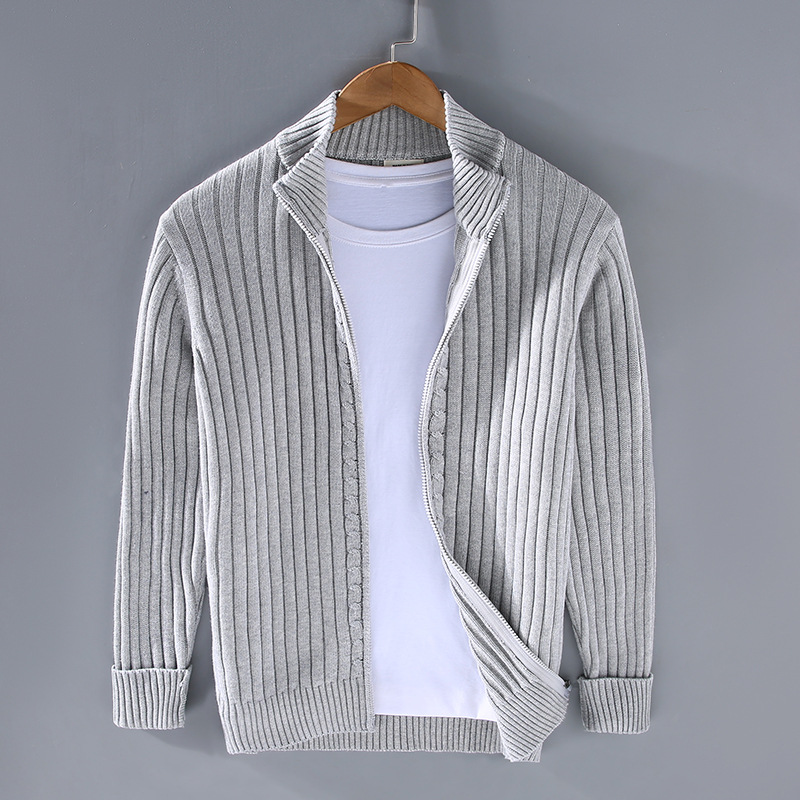 Paul Zip-Up Knit Cardigan