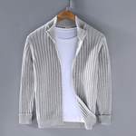 Paul Zip-Up Knit Cardigan