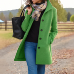 Helga Classic Button-Front Winter Coat