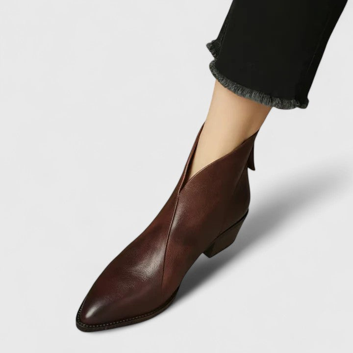 Nicole Block Heel Ankle Boots