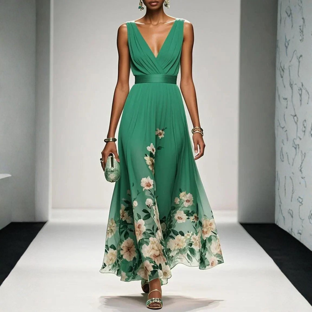Britta Floral Maxi Dress for Wedding Guests