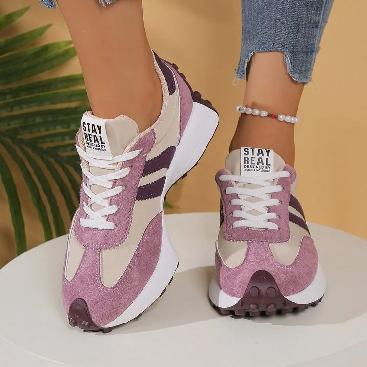 Annika Retro Chunky Platform Sneakers