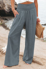 Johanna High-Waist Wide-Leg Pants