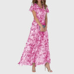 Kathrin Floral V-Neck Maxi Dress