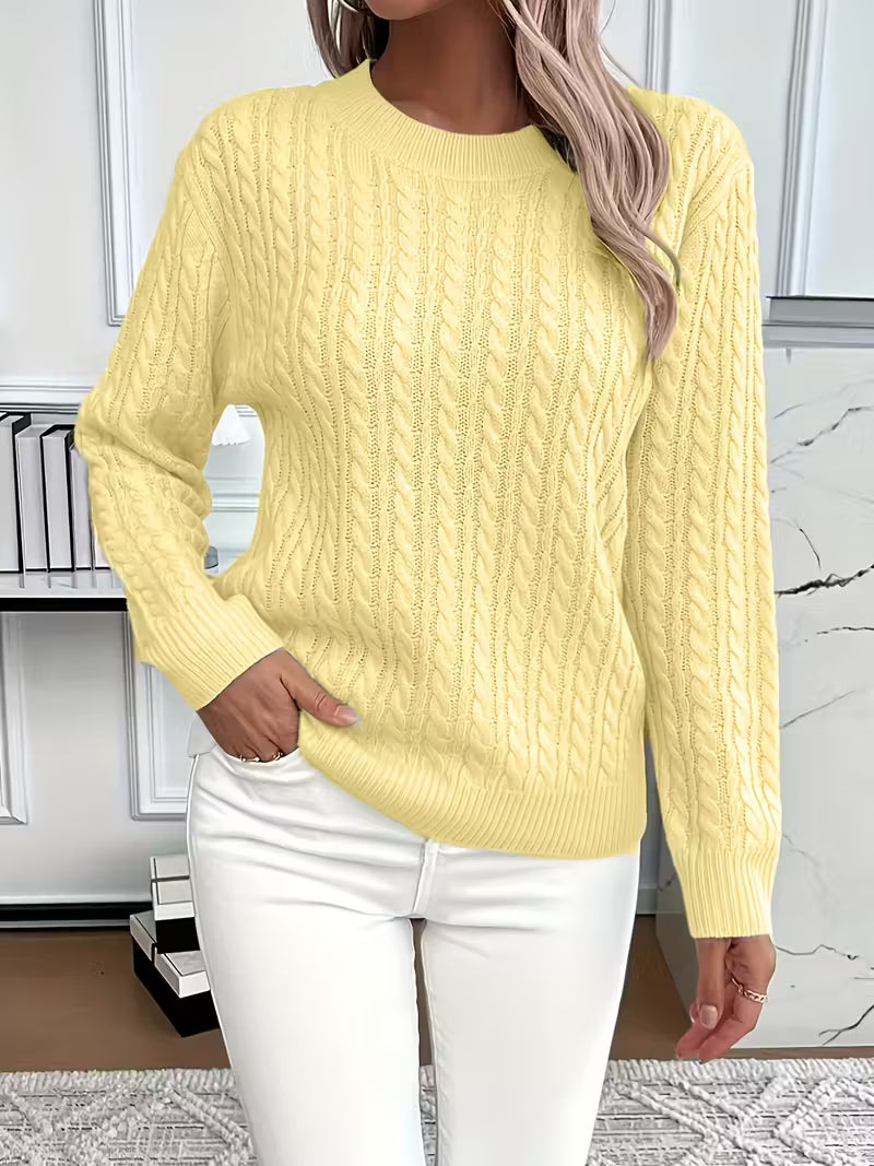 Doris Cozy Cable Knit Winter Sweater