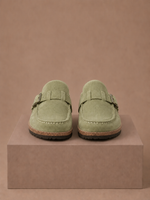 Women's Suede Mule Clogs – Buckle Detail Slip-On | Areleon