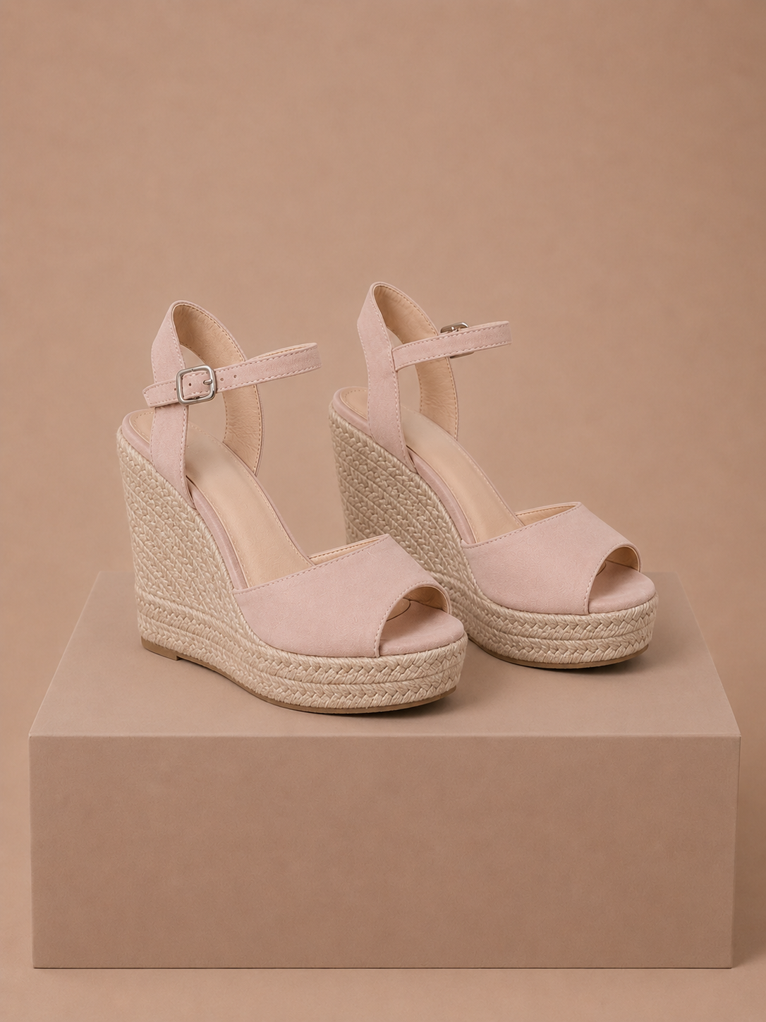 Women's Espadrille Wedge Sandals – Elegant Suede Summer | Areleon