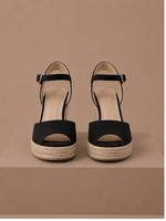 Women's Espadrille Wedge Sandals – Elegant Suede Summer | Areleon