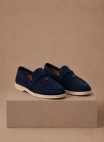 Women's Suede Penny Loafers – Classic Elegant Slip-On | Areleon