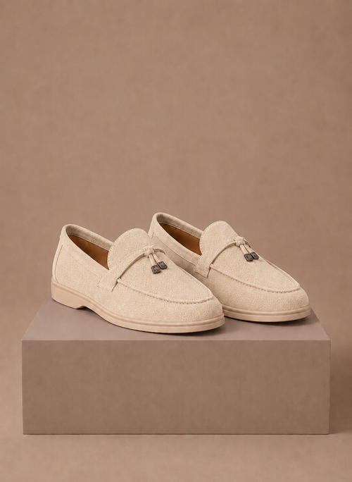 Women's Suede Penny Loafers – Classic Elegant Slip-On | Areleon