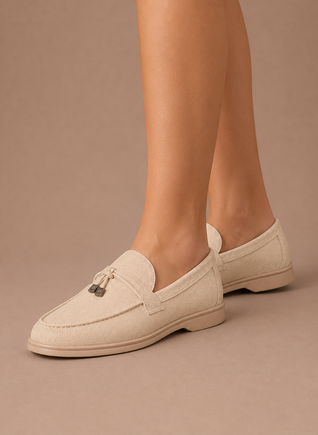 Women's Suede Penny Loafers – Classic Elegant Slip-On | Areleon
