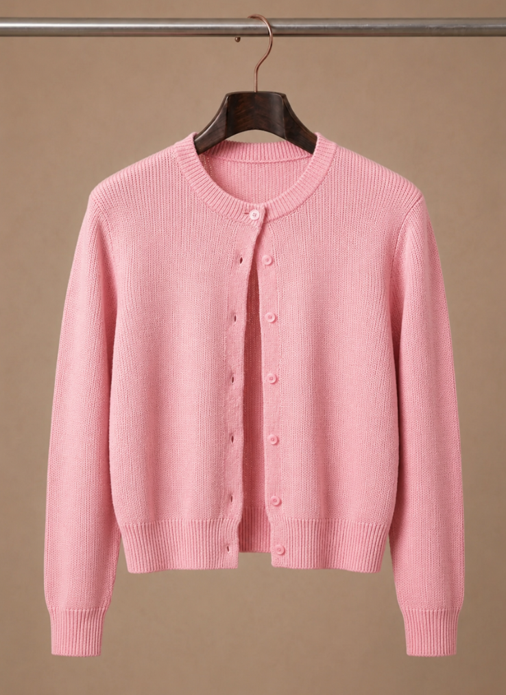 Women's Cropped Knit Cardigan – Lightweight Spring Layer | Areleon