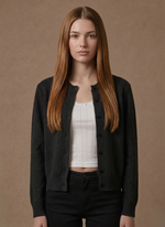 Women's Cropped Knit Cardigan – Lightweight Spring Layer | Areleon