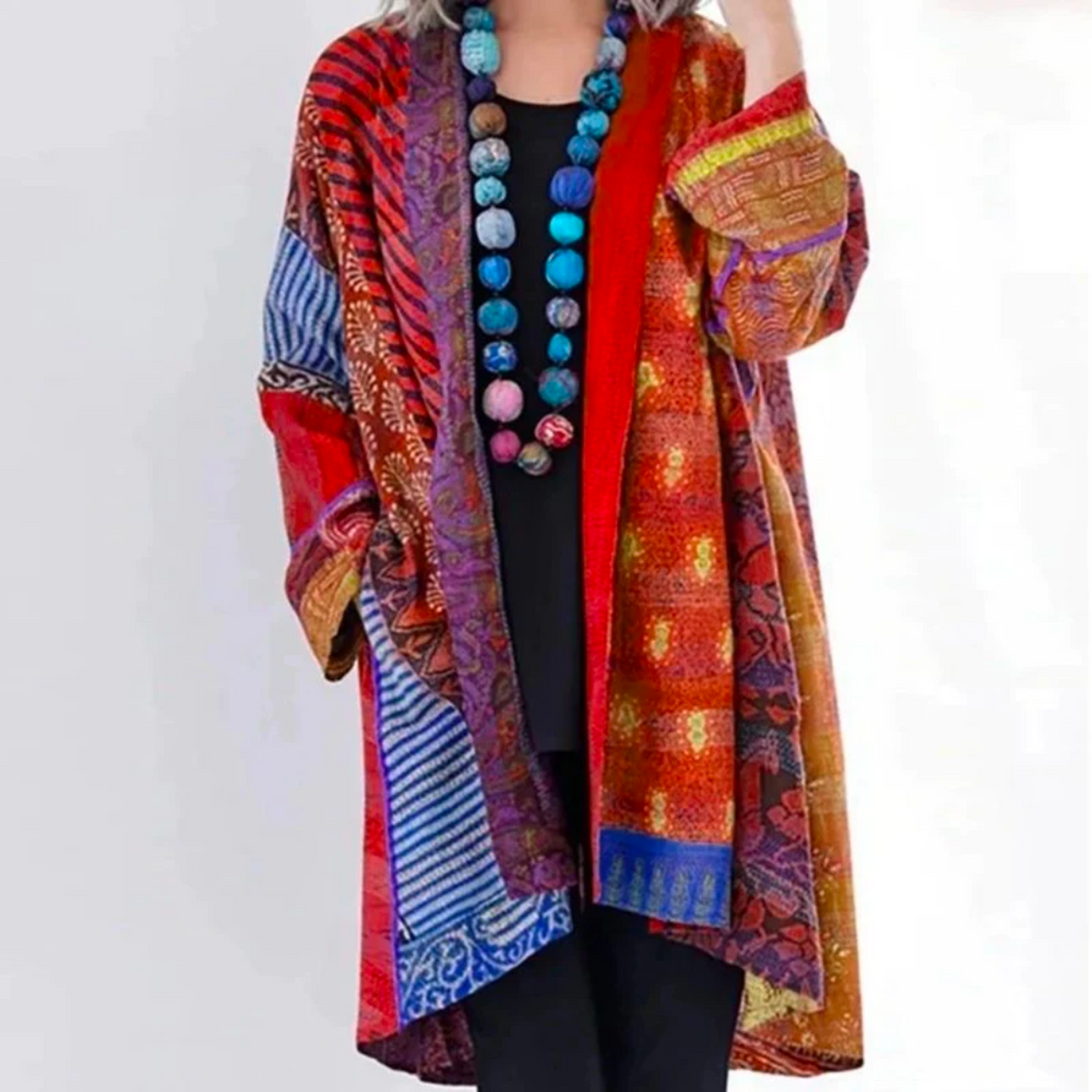 Hanna Relaxed Boho Duster Cardigan