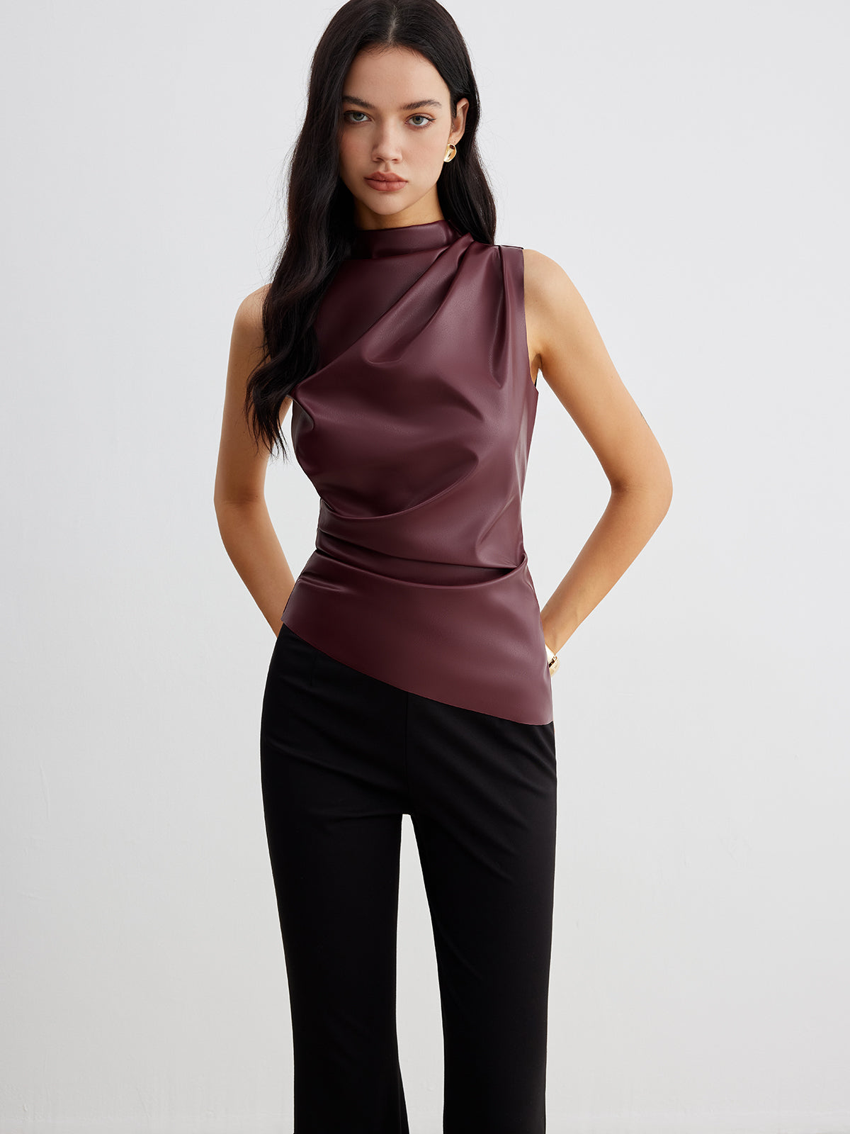 Franziska High-Neck Sleeveless Top