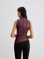 Franziska High-Neck Sleeveless Top
