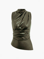 Franziska High-Neck Sleeveless Top