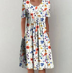 Tamara Loose Fit Floral Midi Dress