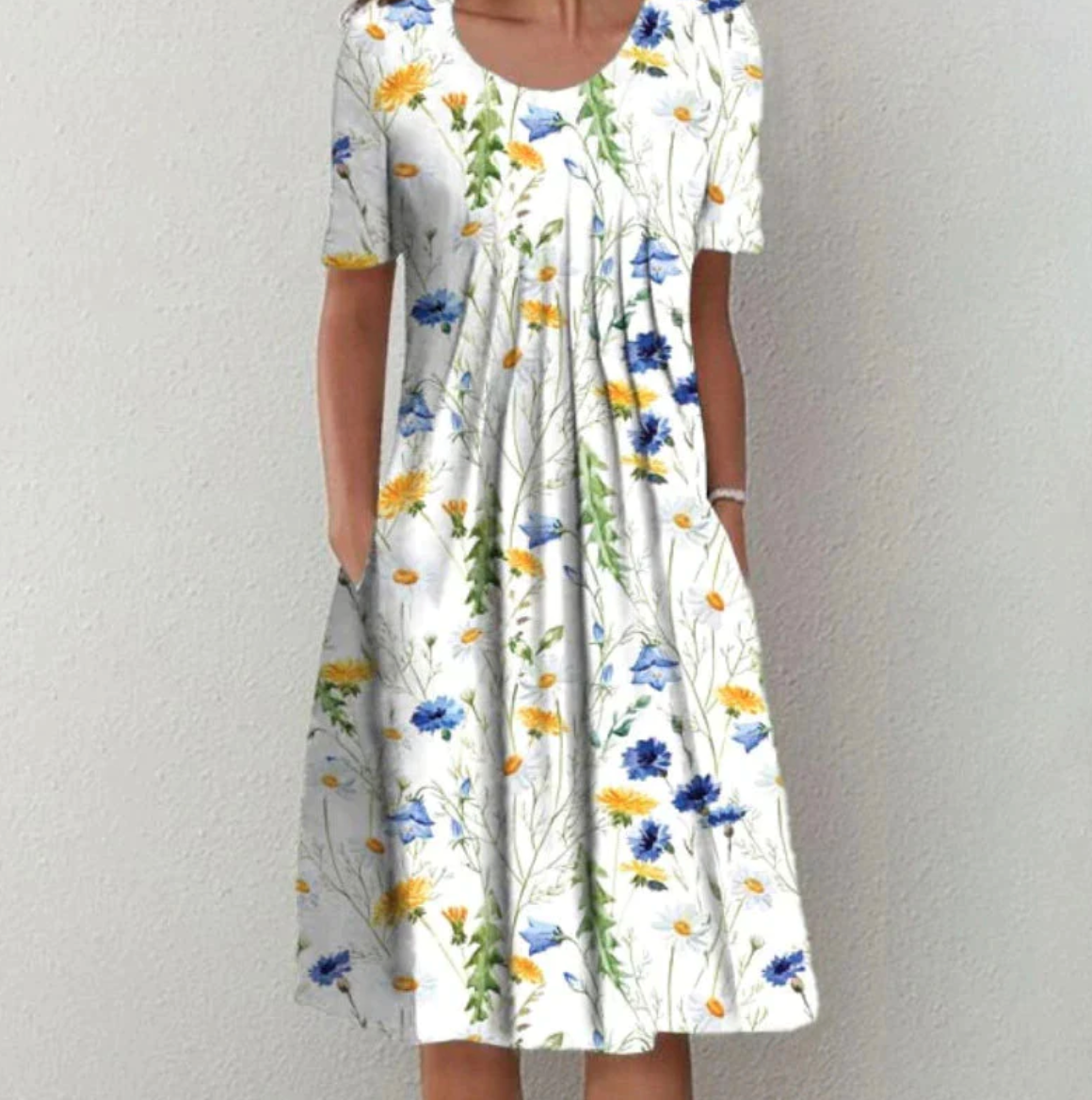 Tamara Loose Fit Floral Midi Dress