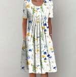 Tamara Loose Fit Floral Midi Dress
