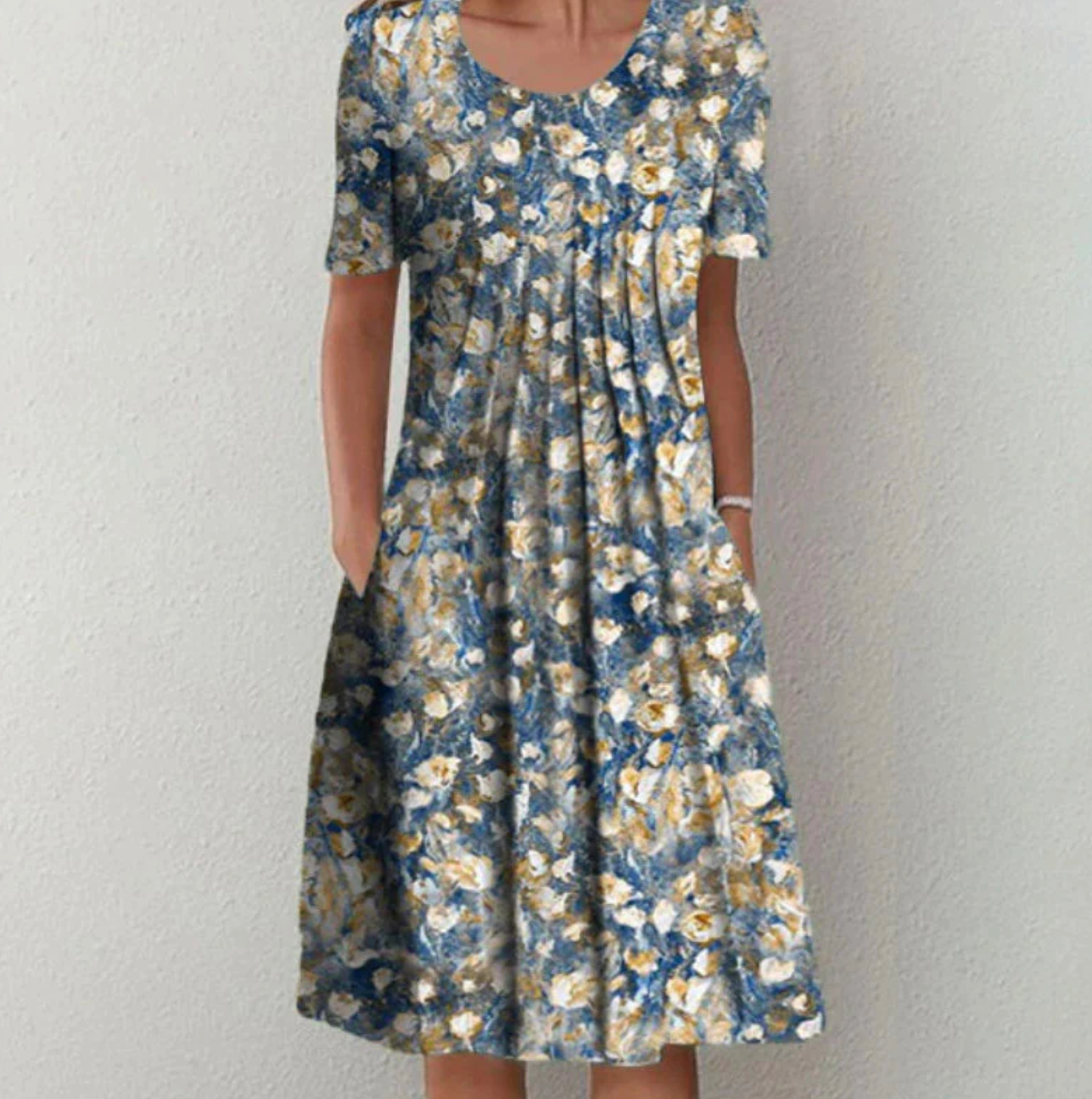 Tamara Loose Fit Floral Midi Dress