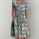 Tamara Loose Fit Floral Midi Dress