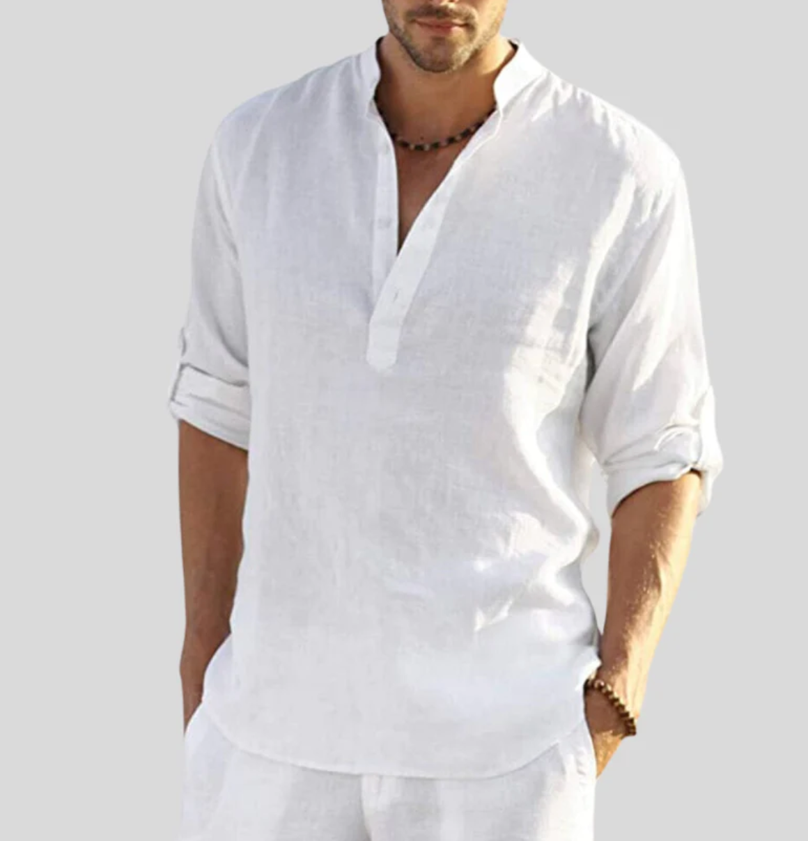 Martin Casual Long-Sleeve Button-Up Shirt