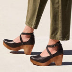 Julia Closed Toe Wedge Heels